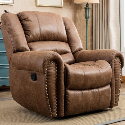 Canmov leather recliner - leather,